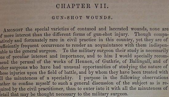 civil war gunshot wounds